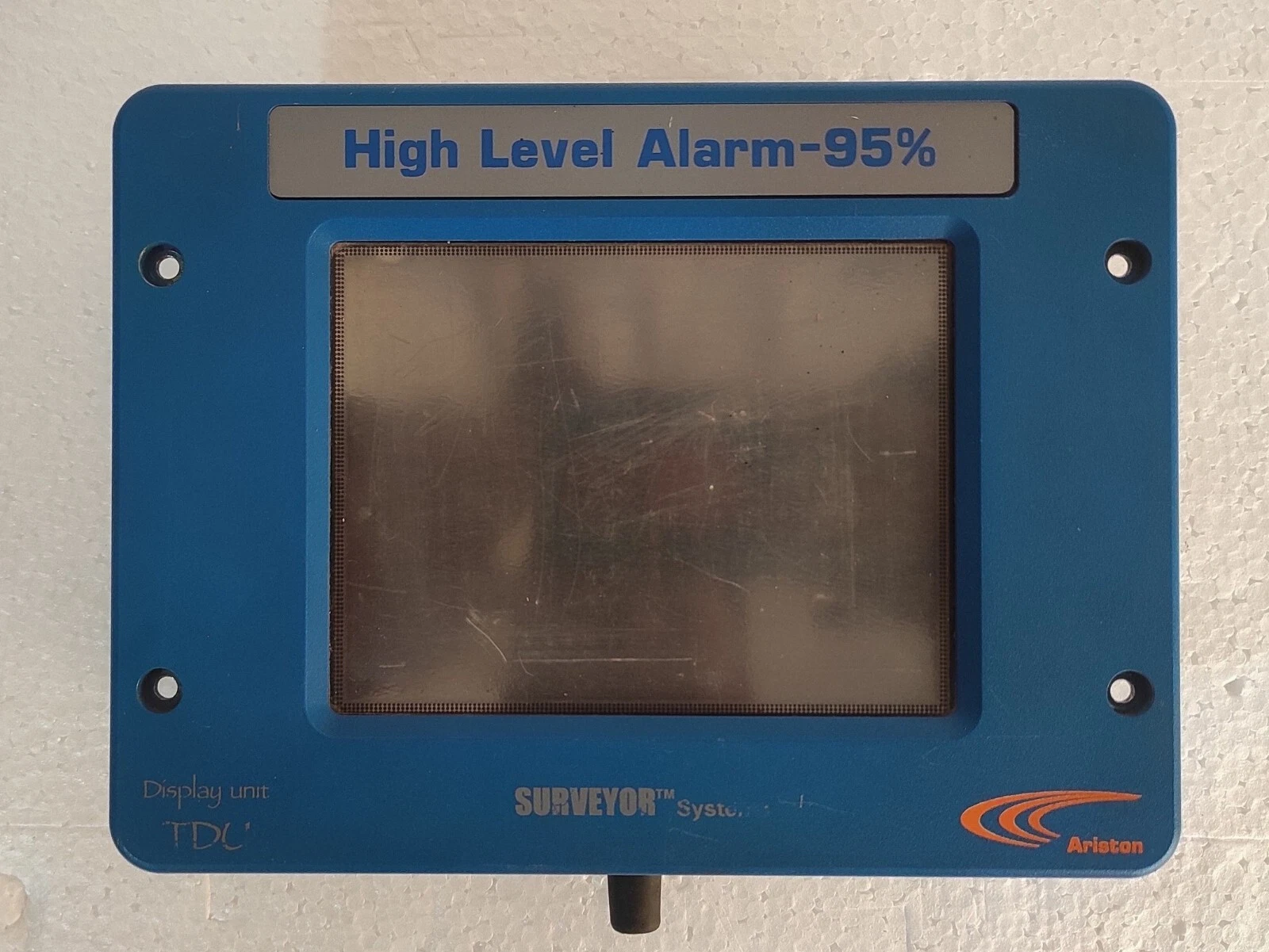ARISTON TDU Tank Monitoring Surveyor Systems TDU REV 2.0 High Level Alarm 95%